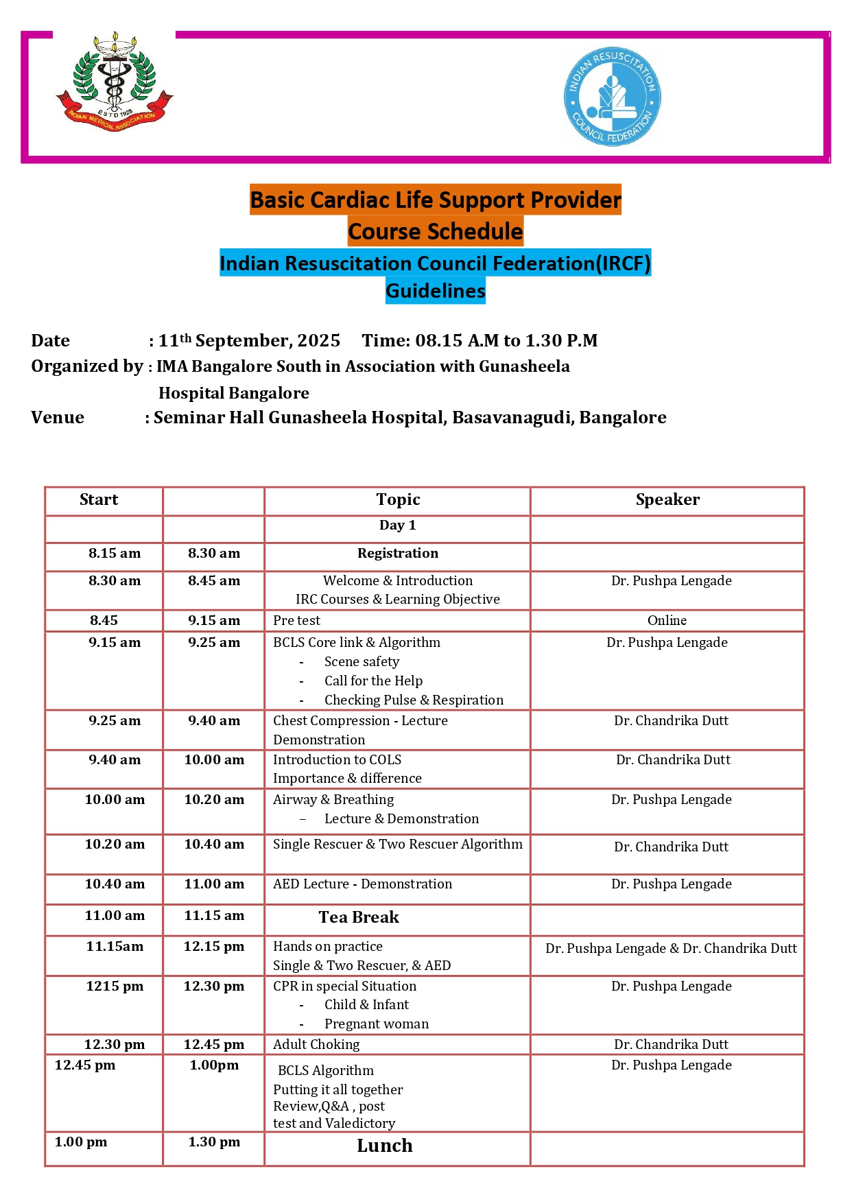 Conference Day 1